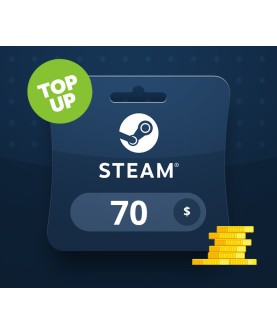 Steam USD 70 Top Up CIS Steam Key 